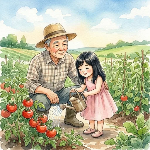 ひなたのおじいちゃんの農園の表紙